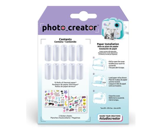 Canal Toys PHOTO CREATOR касеты для фотоаппарата мгновенной печати, 10 рулонов