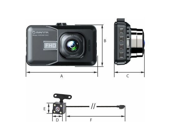 Manta DVR504F DUO Black