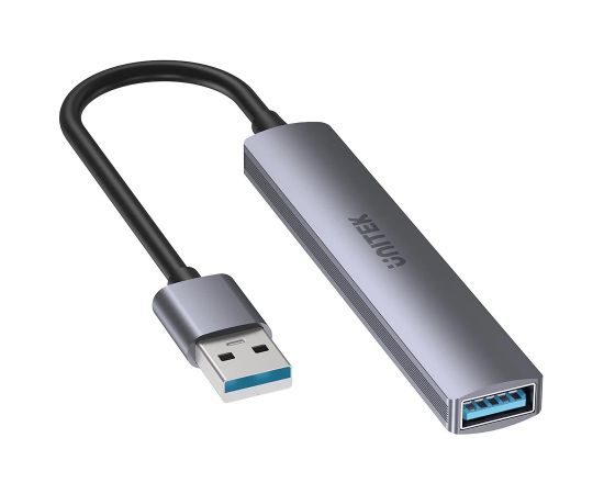 UNITEK HUB USB-A 1XUSB-A 5 GBPS, 3XUSB-A 2.0 ALU