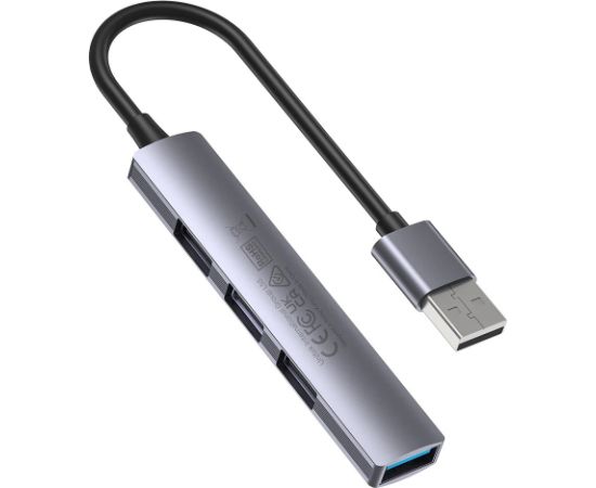 UNITEK HUB USB-A 1XUSB-A 5 GBPS, 3XUSB-A 2.0 ALU