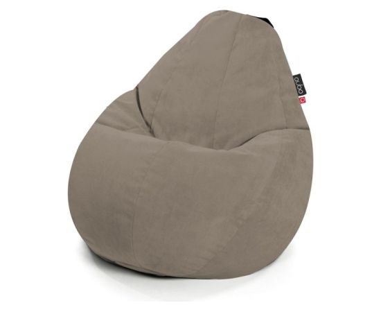 Qubo Comfort 90 Latte VELVET FIT Augstas kvalitātes krēsls Bean Bag