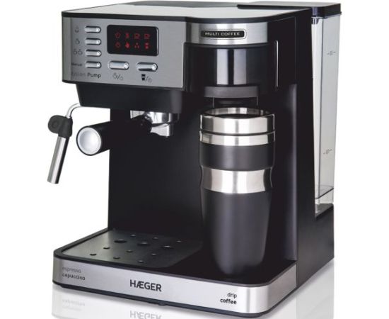 Haeger CM-145.008A Multi Coffee Espresso un filtra kafijas automāts 1450 W