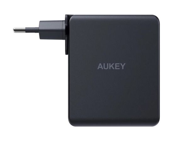 Wall charger AUKEY PA-B7O Omnia II GaN 2xUSB-C 1xUSB-A PD 3.1 PPS 140W EU/US/UK