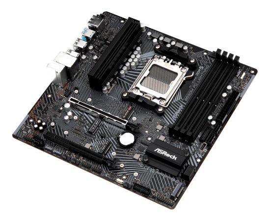 Mainboard ASROCK AMD B650 SAM5 Micro-ATX Memory DDR5 Memory slots 4 1xPCI-Express 3.0 16x 1xPCI-Express 4.0 16x 3xM.2 1xHDMI 1xDisplayPort 4xUSB 2.0 3xUSB 3.2 1xUSB-C 1xRJ45 3xAudio port B650MPGLIGHTNING