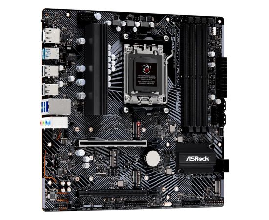 Mainboard ASROCK AMD B650 SAM5 Micro-ATX Memory DDR5 Memory slots 4 1xPCI-Express 3.0 16x 1xPCI-Express 4.0 16x 3xM.2 1xHDMI 1xDisplayPort 4xUSB 2.0 3xUSB 3.2 1xUSB-C 1xRJ45 3xAudio port B650MPGLIGHTNING