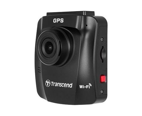 Videoreģistrators Transcend DrivePro 230Q Data Privacy, dashcam (black, suction cup)