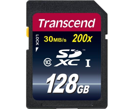 Transcend 200x SDXC 128 GB Class 10  (TS128GSDXC10)