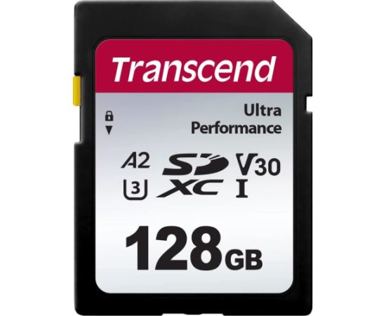 Transcend 340S SDXC 128 GB Class 10 UHS-I/U3 A2 V30 (TS128GSDC340S)