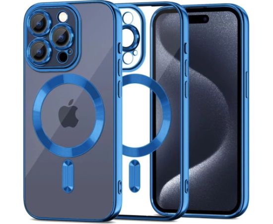 Tech-Protect case MagShine MagSafe Apple iPhone 15 Pro Max, navy