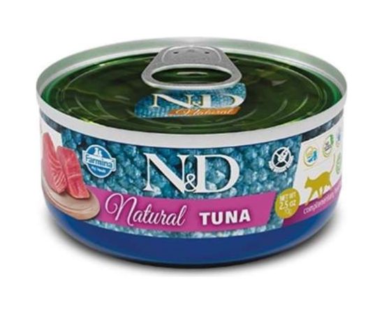 FARMINA N&D Cat Natural Tuna - wet cat food - 70 g