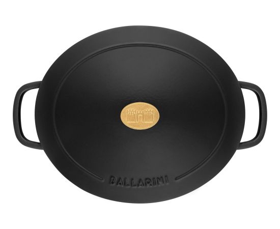 BALLARINI BELLAMONTE oval cast iron pot 75003-546-0 - 5.5 ltr black