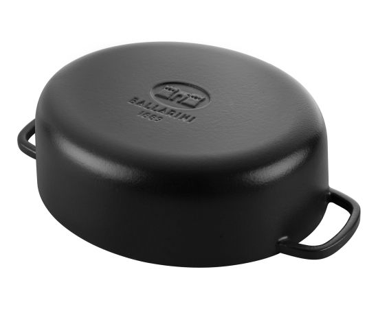 BALLARINI BELLAMONTE oval cast iron pot 75003-546-0 - 5.5 ltr black