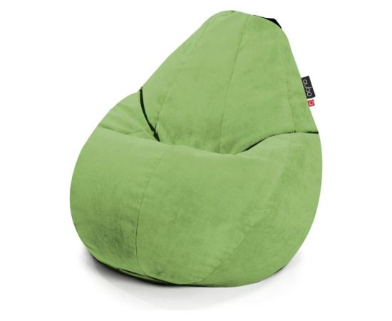 Qubo Comfort 90 Lime VELVET FIT Augstas kvalitātes krēsls Bean Bag