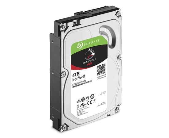 Seagate NAS HDD IronWolf 4TB 5900 RPM, 3.5 ", HDD, Serial ATA III, 64 MB Жесткие диски (HDD)