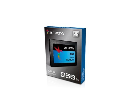 ADATA Ultimate SU800 256 GB, SSD form factor 2.5", SSD interface Serial ATA III, Read speed 560 MB/s, Write speed 520 MB/s