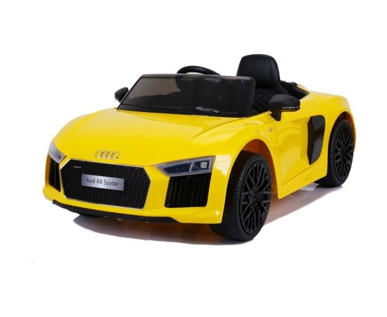 Lean Cars Audi R8 Spyder Yellow Painting - Electric Ride On Car