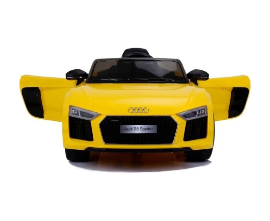 Lean Cars Audi R8 Spyder Yellow Painting - Electric Ride On Car