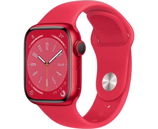 Apple Watch Series 8 GPS 45mm (PRODUCT)RED Aluminium Case with (PRODUCT)RED Sport Band - Regular