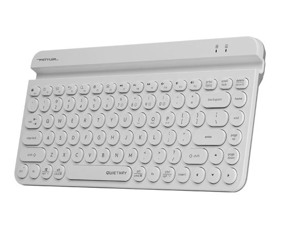 Wireless keyboard A4tech FSTYLER FBK30 White 2.4GHz+BT (Silent) A4TKLA47187