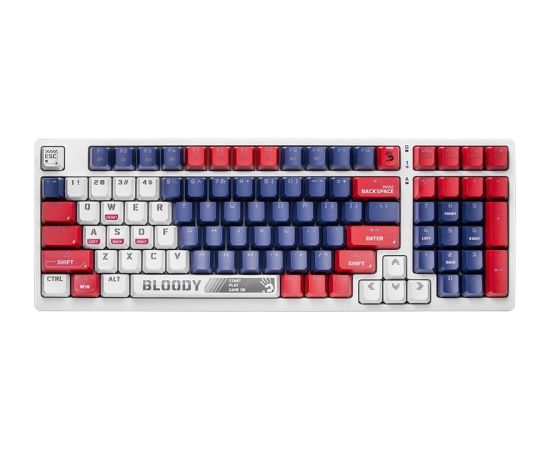 Mechanical keyboard A4TECH BLOODY S98 USB Sports Navy (BLMS Red Switches) A4TKLA47263
