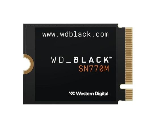 SSD WESTERN DIGITAL Black SN770M 2TB M.2 PCIe Gen4 NVMe Write speed 4850 MBytes/sec Read speed 5150 MBytes/sec 2.38mm TBW 1200 TB WDS200T3X0G