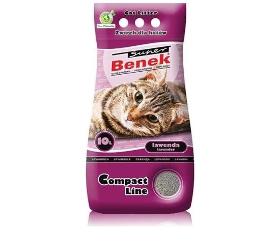 Certech Super Benek Compact Lavender - Cat Litter Clumping 10 l