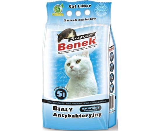 Certech Super Benek White Antibacterial - Cat Litter Clumping 5 l