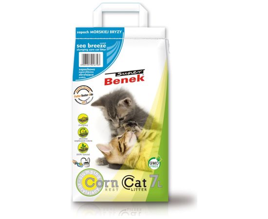 CERTECH Super Benek Corn Cat sea breeze - corn cat litter clumping 7l