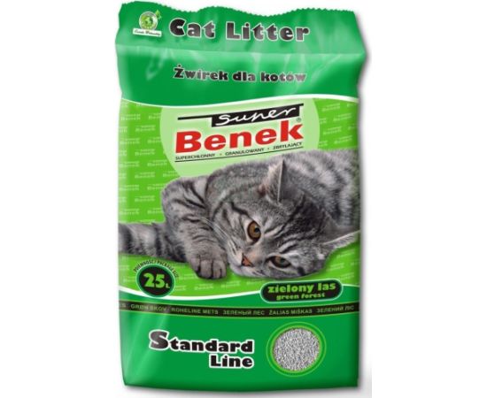 Certech Super Benek Standard Green Forest - Cat Litter Clumping 25 l (20 kg)