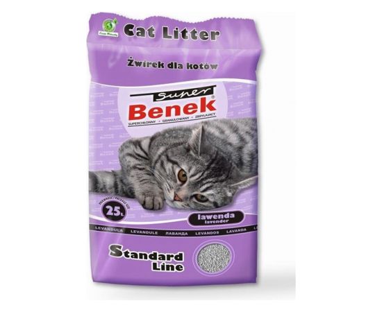 Certech Super Benek Standard Lavender - Cat Litter Clumping 25 l (20 kg)