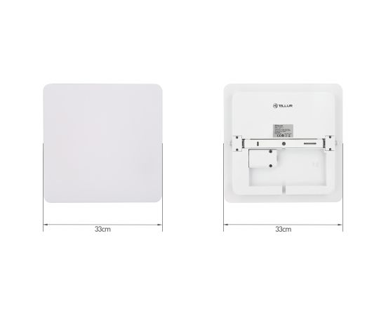 Tellur Smart WiFi Ceiling Light, RGB 24W, Square, White