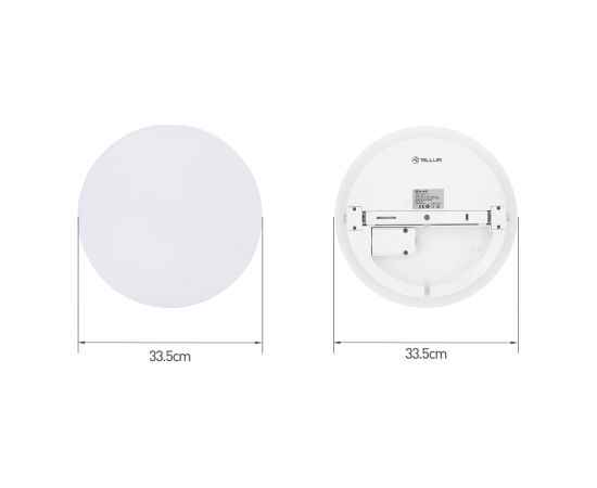 Tellur Smart WiFi Ceiling Light, RGB 24W, Round, White