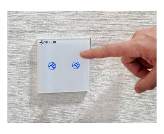 Tellur Smart WiFi switch, SS2N 2 port 1800W 10A