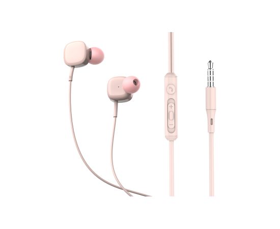 Tellur Basic Sigma wired in-ear headphones pink