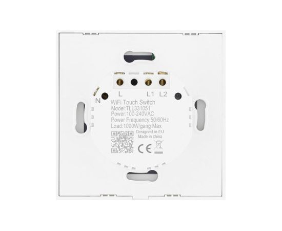 Tellur WiFi switch, 2 ports, 1800W