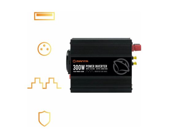 Manta MPI300M Power Inverter 300W DC to AC