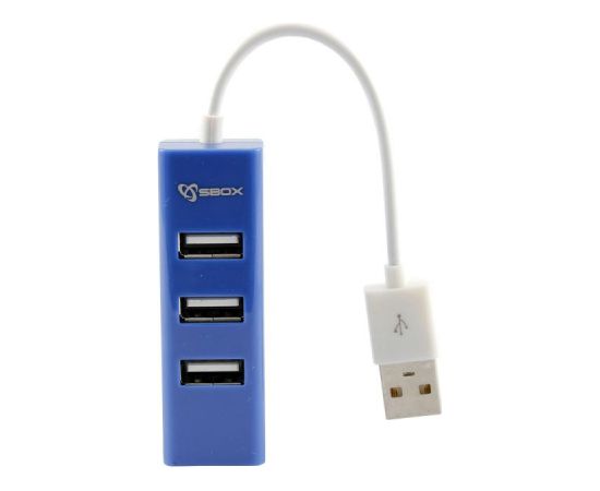 Sbox H-204 USB 4 Ports USB HUB blueberry blue