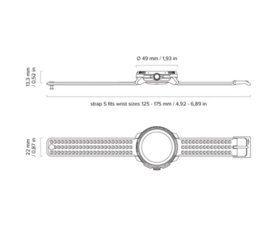 Išmanusis laikrodis SUUNTO  RACE TITANIUM CHARCOAL