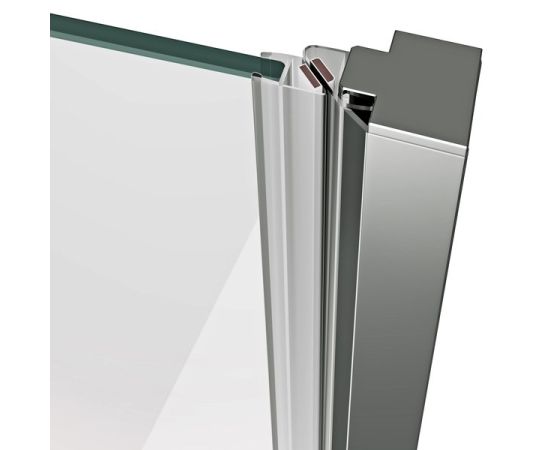 Ravak dušas durvis COOL COSD2 110 H=195 melns + caurspīdīgs stikls