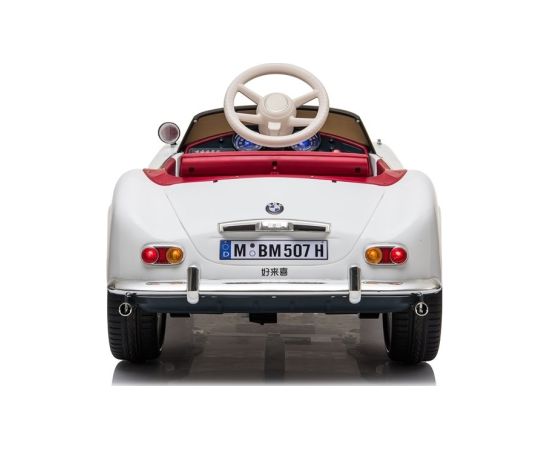 Lean Cars Electric Ride-On Car BMW Retro White Детский электромобиль