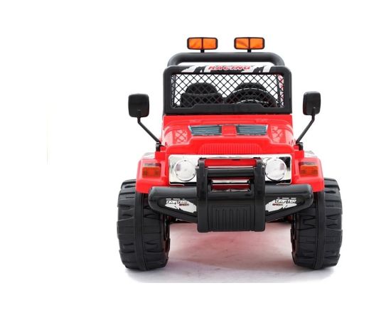 Vienvietīgs elektromobilis "Jeep Raptor 4x4", sarkans