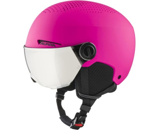 Alpina Zupo Visor winter helmet Q-Lite Pink Matt 51-55 Ziemas sporta ķiveres