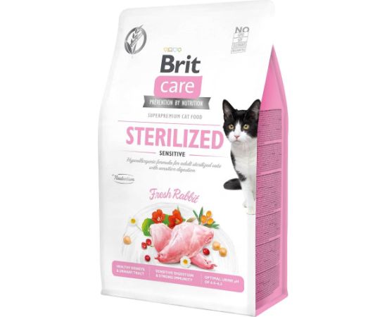 BRIT Care Grain-Free Sterilized Sensitive - dry cat food - 2 kg