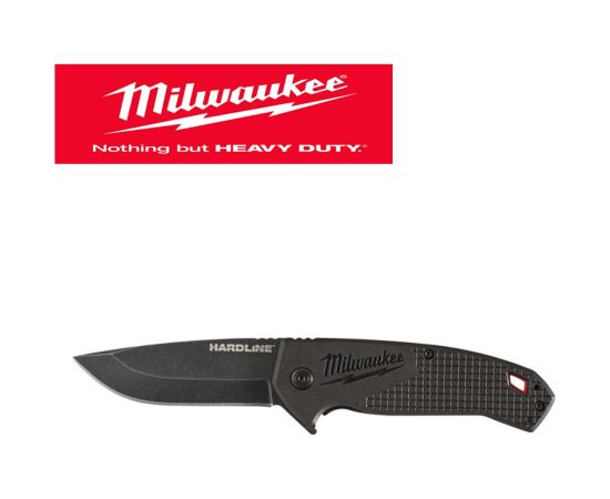 Nazis ar līdzenu asmeni Milwaukee Hardline Naži