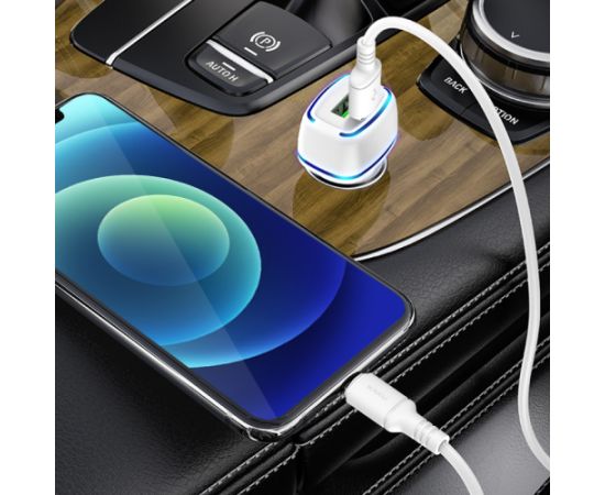 OEM KAKU Car Charger KSC-528 Shengyu - 2xUSB - 2,8A with USB to Micro USB black