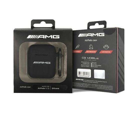 3MK AMG Liquid Silicone Case for Airpods 1|2 Black