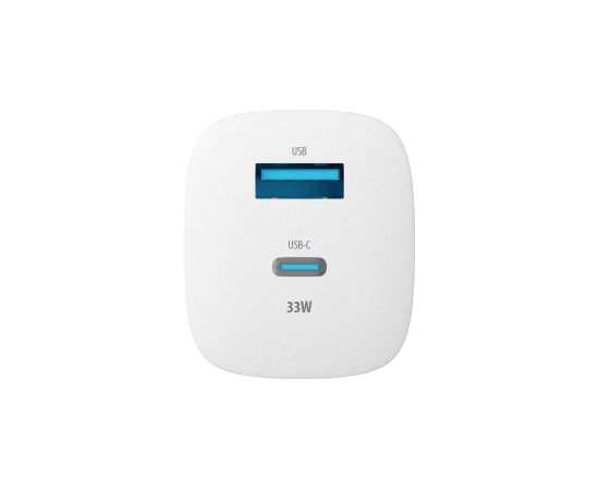 Forever TC-05 GaN PD charger 1x USB-C 1x USB 33W white