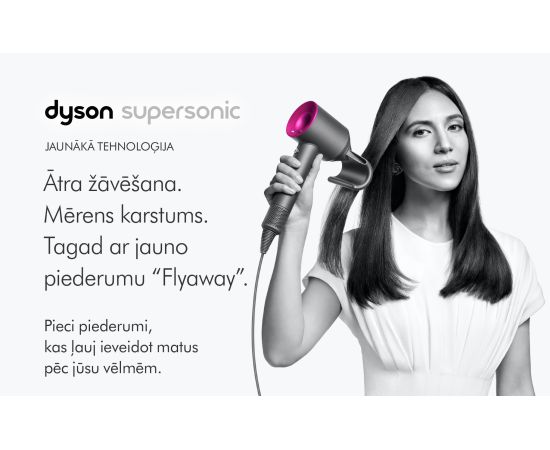 Dyson Supersonic hair dryer DYSON HD07 Black/Nickel