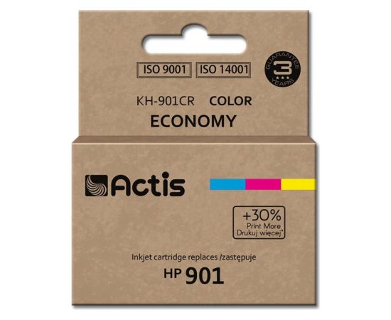 Actis KH-901CR ink for HP printer; HP 901XL CC656AE replacement; Standard; 18 ml; color