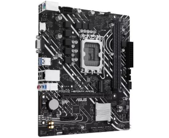 Mainboard ASUS Intel H610 LGA1700 Micro-ATX Memory DDR5 Memory slots 2 1xPCI-Express 3.0 1x 1xPCI-Express 4.0 16x 1xM.2 1x15pin D-sub 1xHDMI 1xAudio-In 1xAudio-Out 1xMicrophone 4xUSB 2.0 2xUSB 3.2 1xPS/2 1xRJ45 PRIMEH610M-KARGB